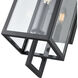 Lamont 1 Light 18 inch Textured Black Outdoor Wall Sconce